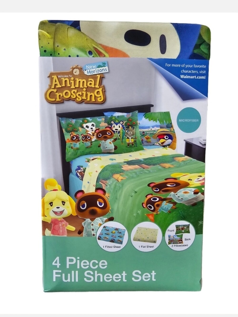 Animal Crossing Happy Campers Kids Full Sheet Set 4pcs